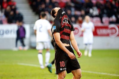 Topscorer Gue-sung Cho og FC Midtjylland havde grund til at ærgre sig over det sene pointtab i overtiden mod FC København.