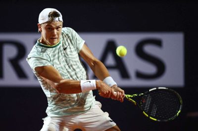 Holger Rune skal tirsdag i aktion i French Open. (Arkivfoto).