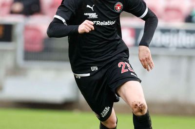 Sejren var aldrig i fare for FC Midtjyllands U19-hold i deres første opgør i Youth League mod Progrés Niederkorn. Sofus Johannesen (i billedet) stod for 2-0-scoringen.