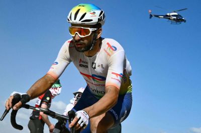 Anthony Turgis vandt 9. etape i Touren. Natten til torsdag er hans reservecykel blevet stjålet.