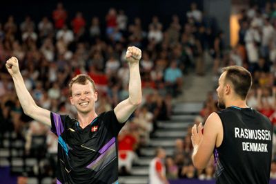 Kim Astrup og Anders Skaarup kom videre til kvartfinalen på trods af den svære lodtrækning.
