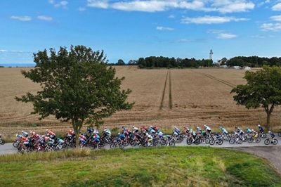 Feltet kørte lørdag fra Stevns til Holbæk.