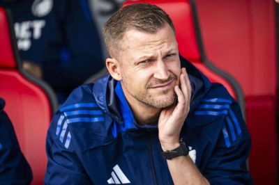 FCK og træner Jacob Neestrup er klar til Conference League. (Arkivfoto).