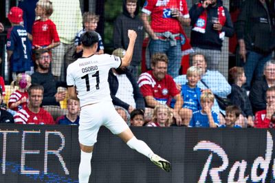 Darío Osorio kan juble over udsigten til primært at spille kampe om søndagen i den resterende del af efterårssæsonen i 3F Superligaen, mens de fleste Europa League-kampe ligger om torsdagen.