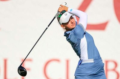 Danske Emily Pedersen prøvede torsdag banen af i Gainesville, Virginia forud for fredagens Solheim Cup.