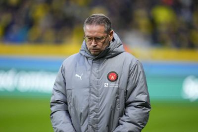 FC Midtjyllands cheftræner Thomas Thomasberg ser frem til torsdagens kamp mod Brøndby, hvor revanche og ambitionen om »The Double« står på spil.