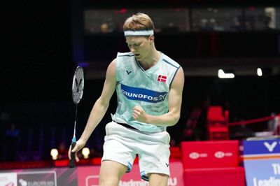 Anders Antonsen vandt Denmark Open i 2020 og er den højst rangerede tilbageværende spiller i årets turnering.
