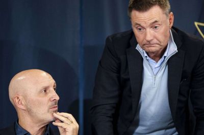 Næstformand i Brøndby IF, Scott McLachlan, og bestyrelsesformand i Brøndby IF, Jan Bech Andersen, var med, da Brøndby afholdt generalforsamling i slutningen af oktober sidste år. (Arkivfoto).