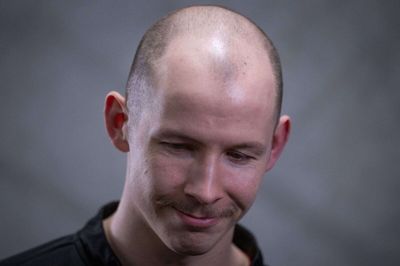 Simon Hald havde fredag aften mulighed for at være sammen med sin søn for første gang under VM.