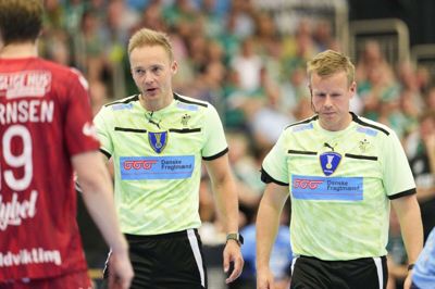 Jesper Madsen (til højre) er umiddelbart okay, beretter makkeren Mads Hansen. (Arkivfoto).