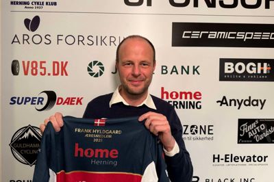 Frank Hyldgaard er det 16. æresmedlem i Herning Cykle Klub. Foto: Privatfoto