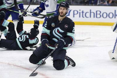 Oliver Bjorkstrand skal ikke længere tørne ud for Seattle Kraken. (Arkivfoto).
