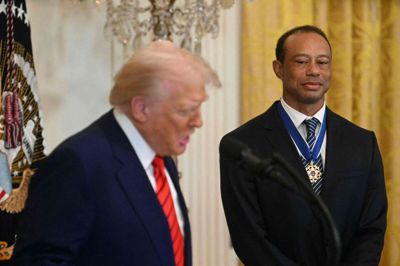 Tiger Woods holdt for nylig møde med præsident Donald Trump, der deltager i arbejdet med at begrave stridsøksen mellem PGA Tour og LIV Golf endegyldigt. (Arkivfoto).