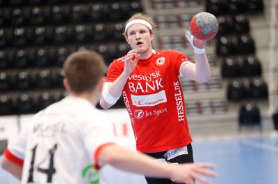Rasmus Graffe scorede 13 mål, da HCM i fredags vandt i Faaborg. Det er syvende gang i sæsonen, at han scorer over 10 mål, og HCM-backen fører nu topscorerlisten.