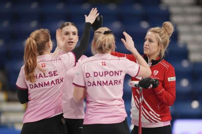 Madeleine Dupont har som ved de seneste mesterskaber selskab af søsteren Denise Dupont, Mathilde Halse, My Larsen samt reserven Jasmin Holtermann ved VM i Sydkorea. (Arkivfoto).
