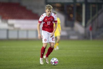 Oliver Sørensen scorede det danske mål i Italien. (Arkivfoto).