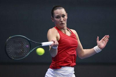Johanne Svendsen spillede i perioder fremragende tennis mod Rebecca Sramkova, der er nummer 37 i verden.