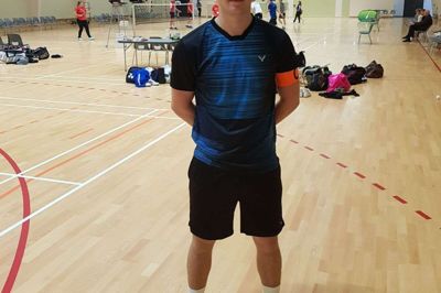 23-årige Oliver Geisler fik sin førsteholdsdebut, da Ikast FS tirsdag aften slog Værløses ligareserver i 1. division. Foto: IFS Badminton