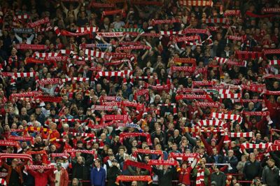 Væksten skyldes primært, at Liverpool ved at have kvalificeret sig til tre finaler spillede samtlige kampe muligt i sæsonen. (Arkivfoto.)