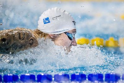 Svømmeren Viktor Bromer er et af de danske atleter, som har benyttet sig af Team Danmark-ordningen, mens han uddannede sig til smed. (Arkivfoto).
