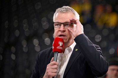 Janne Andersson mistede mandag aften besindelsen under et interview i det svenske Viaplay-studie i kølvandet på Sveriges 5-0-sejr over Aserbajdsjan. (Arkivfoto).