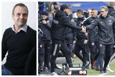 Thomas Thomasberg har kunnet takke for kampen med sejrsglæden i maven efter begge sine kampe efter tilbagekomsten til FCM. I aften kan det blive til et sejrshattrick, når AaB kommer på besøg. Folkebladets sportsredaktør, Jørn Just, hæfter sig ved holdets strammere struktur og forbedrede presspil under tilbagevendte træner. Foto: Henrik Ole Jensen
