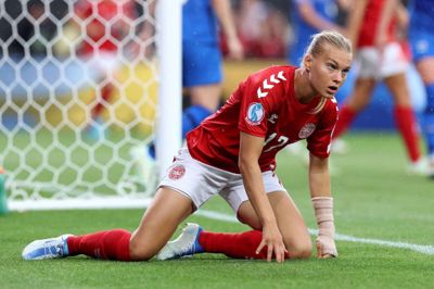 Stine Larsen er skadet og ude i resten af sæsonen. (Arkivfoto).