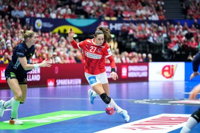 Louise Burgaard var lettet og lykkelig efter sejren over Sverige i VM's bronzekamp.