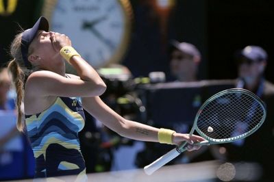 Dayana Yastremska fra Ukraine er for første gang i kvartfinalen af en grand slam-turnering.