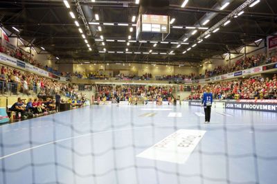 Bjerringbro FH skulle have spillet mod Team Esbjerg 3. januar, men kampen blev aflyst, da Bjerringbro FH udeblev på grund af vejret. (Arkivfoto).