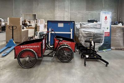 DIF fragter op mod 70 paller udstyr til OL i Paris. Det er blandt andet madrasser ladcykler, køleskabe, frysere, isbade, kakaomælk, riskiks, proteinbarer og elektrolytter.