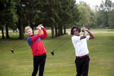 Golfen har altid fyldt meget både I Philip Sillesen Nilssons familie og i Adam Søndergaard Pedersens ditto. Men begge drenge skulle omkring en del sportgrene, før valget faldt på golf. Foto: Tom Laursen