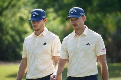 Nicolai og Rasmus Højgaard danner sammen med Niklas Nørgaard Møller og Thorbjørn Olesen en historisk dansk kvartet på PGA Touren i 2025. (Arkivfoto).
