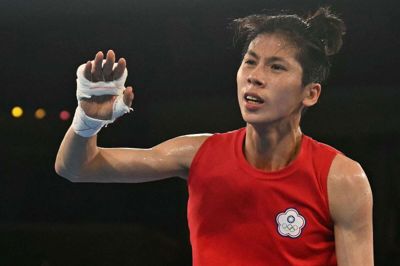 Lin Yu-ting vandt under stort postyr guld ved sommerens OL. Der blev stillet spørgsmålstegn ved hendes køn, og den snak er efterfølgende ikke forstummet. Senest har hun trukket sig fra stævne i Storbritannien. (Arkivfoto).