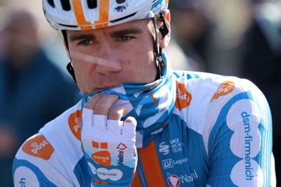 Fabio Jakobsen hentede blot en enkelt sejr sidste år. I år har han ikke kunnet køre med om sejrene, men nu har han tilsyneladende fundet en grund. (Arkivfoto).
