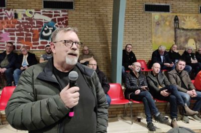 Jørgen Nørgaard, formand for Haunstrup Borgerforening, var fremme med advarsler om vejkrydset syd for Haunstrup ved Vejdirektoratets informationsmøde i Videbæk sidste år.