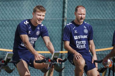 Rasmus Højlund og Christian Eriksen starter mod Schweiz.
