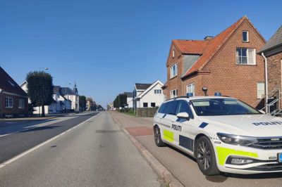 Politiet var massivt til stede torsdag 5. september på Bredgade i Videbæk, hvor en kvinde blev overfaldet.