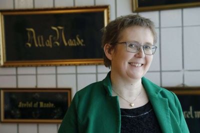 Marianne Karlsmose har bevaret troen på, at Kristendemokraterne tirsdag kommer over to procent af stemmerne og dermed spærregrænsen, og hun mener, hun har noget at have sin tro i. Hun udtaler, at i modsætning til Folketingsvalget i 2019, så har partiet denne gang ikke tabt pusten den sidste uge op til valget. Foto: Henrik Ole Jensen