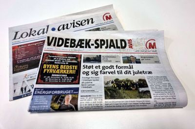 11. januar udkommer Lokalavisen og Videbæk-Spjald Avis for første gang som én ugeavis. Foto: Privatfoto