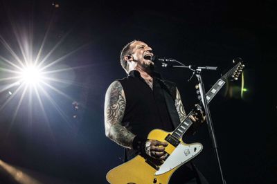 Volbeat rockede publikum i Jyske Bank Boxen. Foto: Tom Laursen