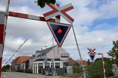 Bommene på Kyhnsvej og Poul Steffensensvej er også blevet rykket en smule i forbindelse med opgraderingen af signalsystemet.