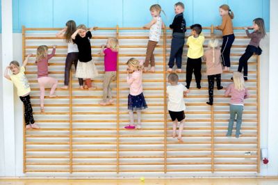 Lige nu bliver det debatteret, om Ry Hallerne har kapacitet til at rumme børnene fra en ny skole i Ry, uden at det går ud over andre aktiviteter i hallerne, men den debat forholder plan-, teknik- og miljørudvalget sig ikke til. De siger bare god for, at der blandt andet er plads til en skole i området.Foto: Jakob Stigsen Andersen