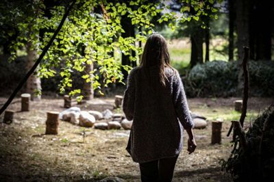 Naturen og udelivet på Nordisk inspirationscenter for bæredygtig udvikling, Himmelbjerggården bliver centralt for den nye friskole »Bjergets Naturfriskole«. Foto: Martin Ballund