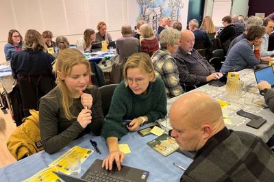 Når Skanderborg Kommunes klimakaravane rammer Ry den 26. februar, kan du blandt andet udregne dit CO2-regnskab. Foto: Skanderborg Kommune