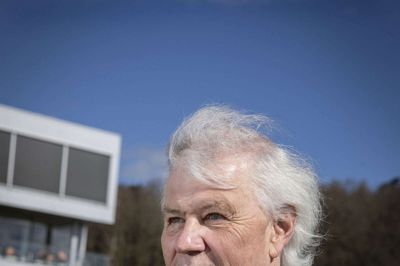 Direktør i Udviklingsselskabet Kildebjerg, Ry, Jens Mastrup kan nu melde alt udsolgt på Kildebjerg. I løbet af to år står de sidste boliger klar til indflytning, og helhedsplanen har nået sig mål.Foto: MArtin Ballund