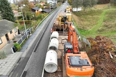 Skanderborg Forsyning har blandt andet udført et større klimaprojekt på Randersvej i Ry. Foto: Skanderborg Forsyning