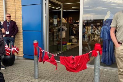 Mediehuset tog forbi åbningen af Ikast Genbrugscenter.