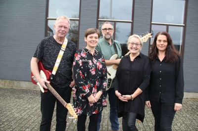 Dette lille band spiller velgørenhedskoncert i Ikast. Foto: Rasmus Viuff