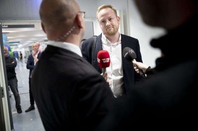 Ligesom ved valget i 2017 blev det igen Johan Brødsgaard, der sad med de afgørende mandater, da borgmesterposten skulle placeres. Foto: Jakob Stigsen Andersen